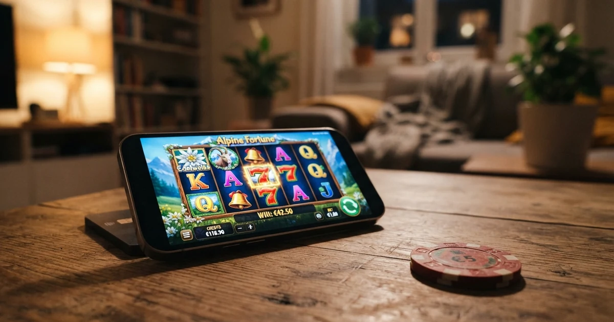 Collage aus Casino-Lobbys, Spielautomaten und Willkommensbonus-Bannern unbekannter Online-Casino-Anbieter