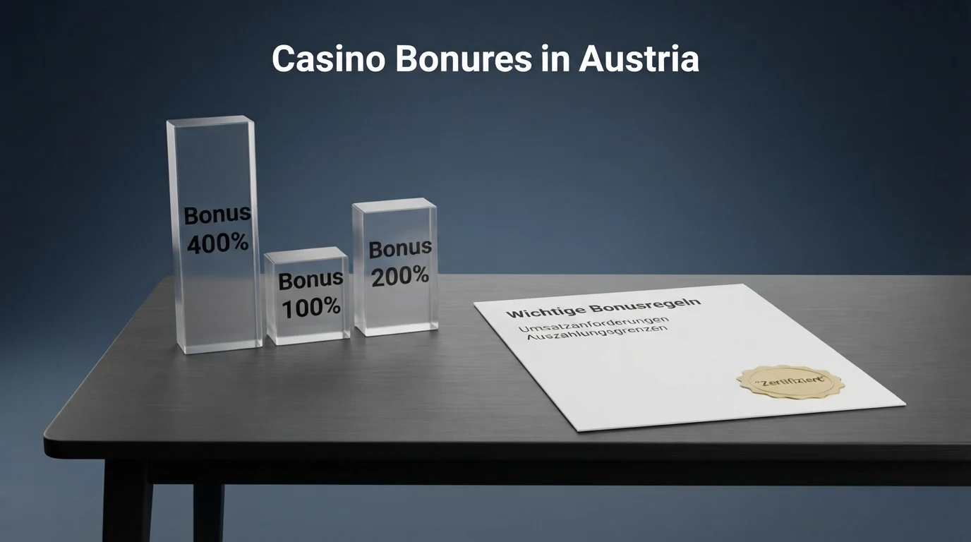 Vergleichstabelle mit Casino-Namen, Bonus-Prozentsätzen und Rechtsstatus im Überblick