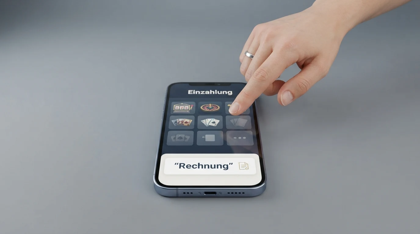 Der Bildschirmablauf einer Klarna-Pay-Later-Zahlung in einem Online-Casino — von der Einzahlungsseite bis zur Bestätigung